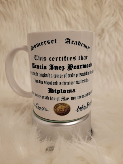 Diploma 15 oz Coffee Cup