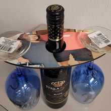 Load image into Gallery viewer, Wine Holder w/glasses (wine not included)
