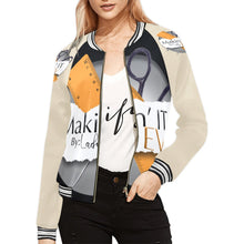 Load image into Gallery viewer, Ladies Bomber Jacket
