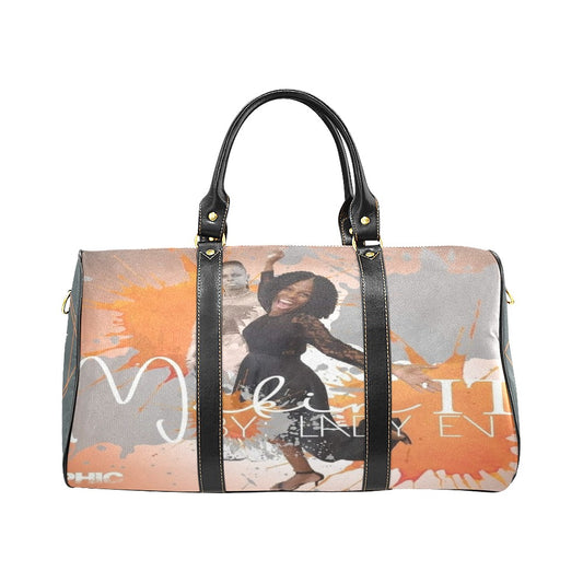 Custom 4-Side Waterproof Travel Bag | Personalized Weekender & Overnight Duffle